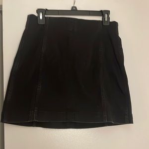 Wild Fable black denim skirt